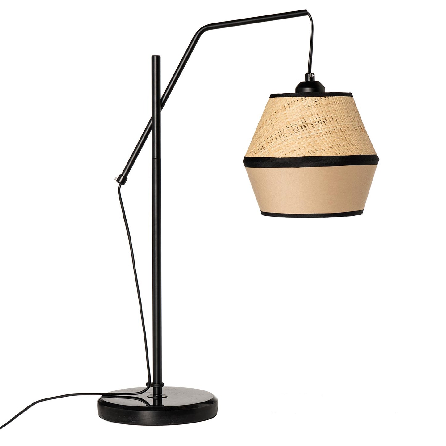 Rattan table lamp