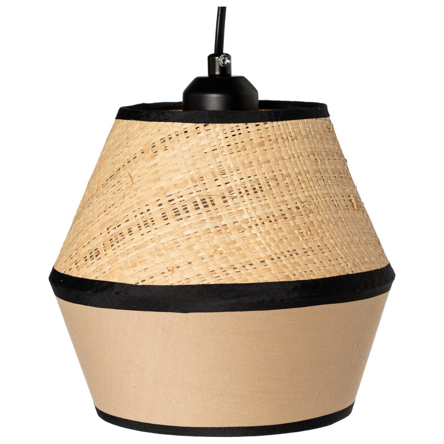 Rattan table lamp