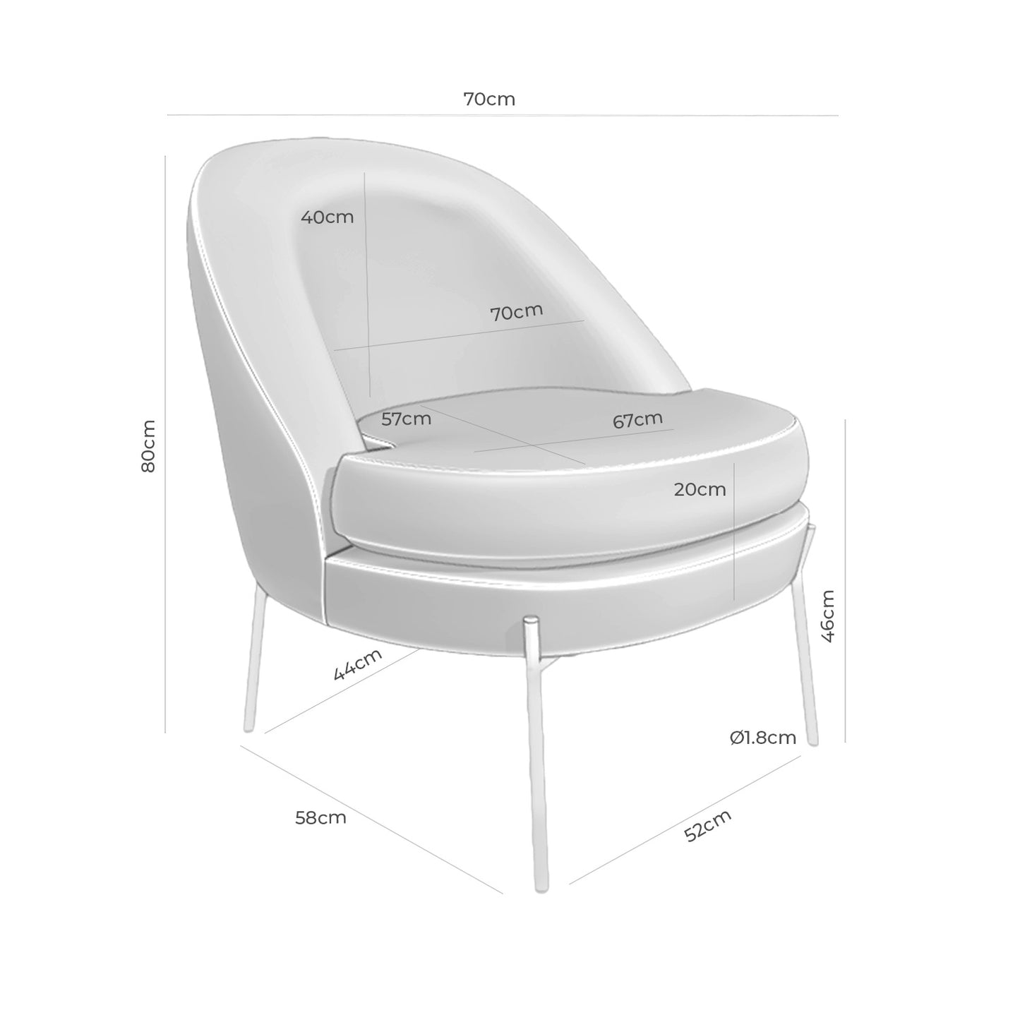 Evora armchair