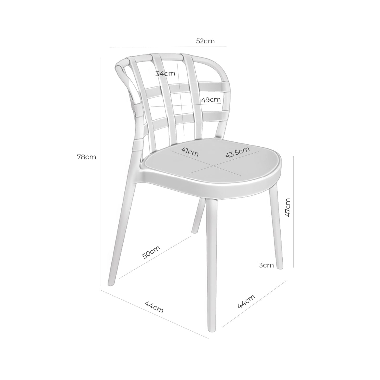 Silla de comedor Gina