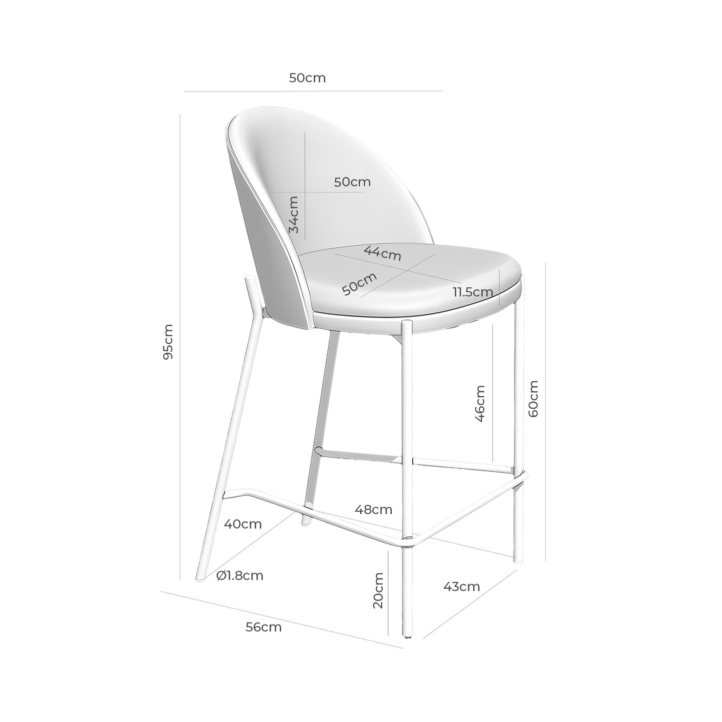 Aidan bar stool