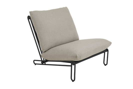 BLIXT ARMCHAIR BLACK/CLEY BEIGE
