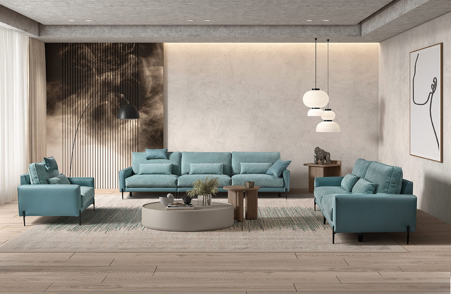 Glossy sofa