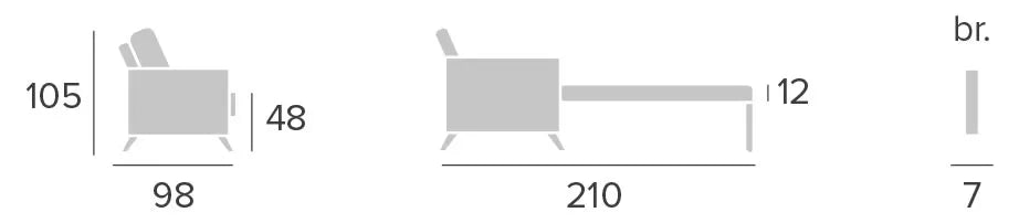 Sofá cama pequeño