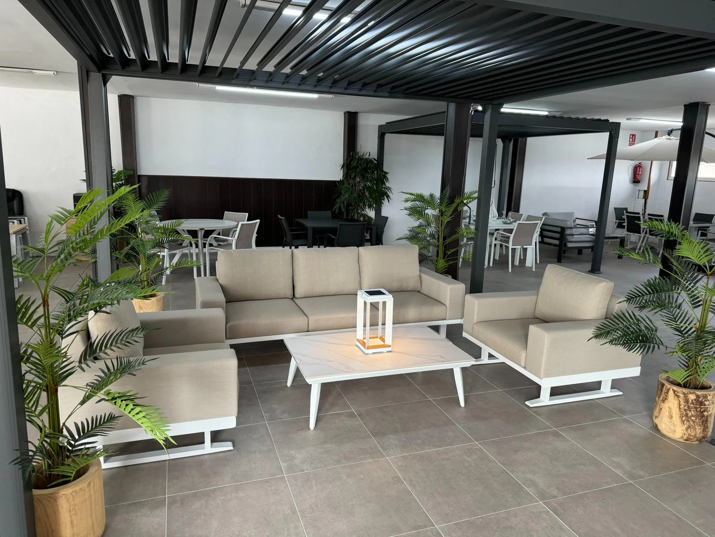 Grupo de sofás de 3 plazas Mónaco