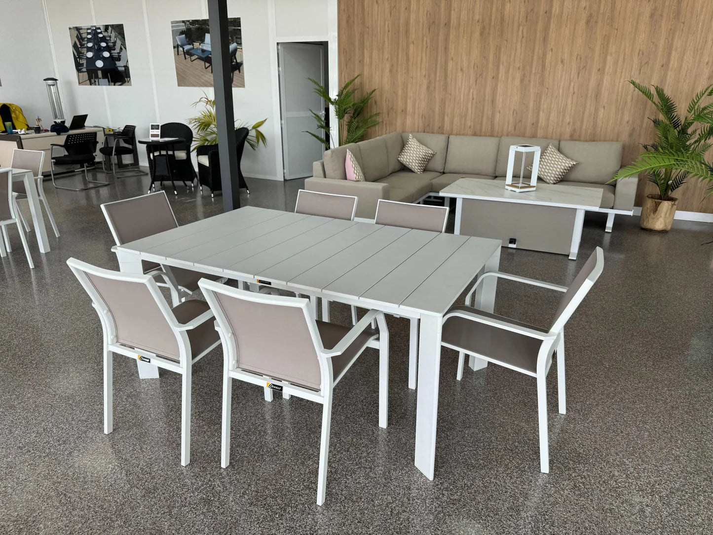 Grupo de comedor extensible Mónaco