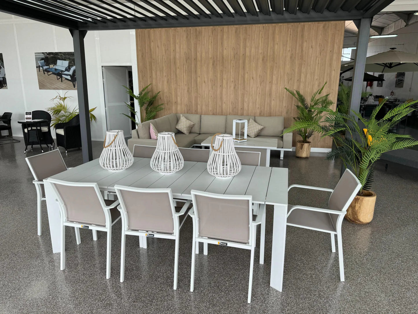 Grupo de comedor extensible Mónaco