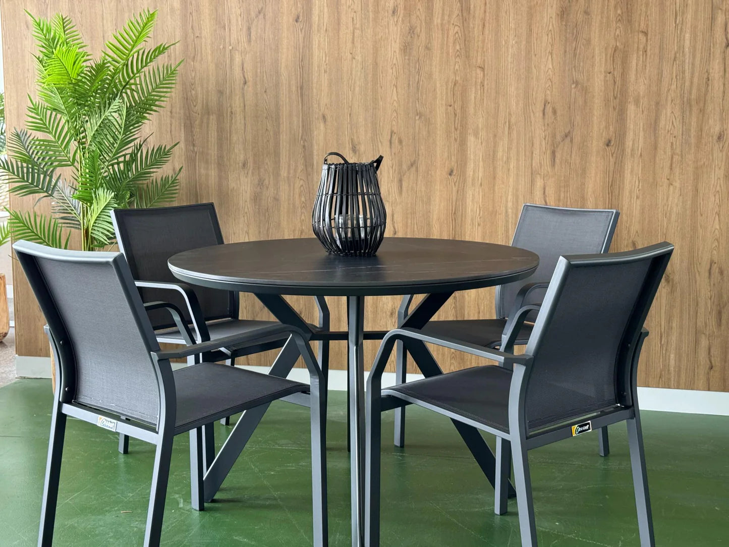 Grupo de comedor redondo Mónaco