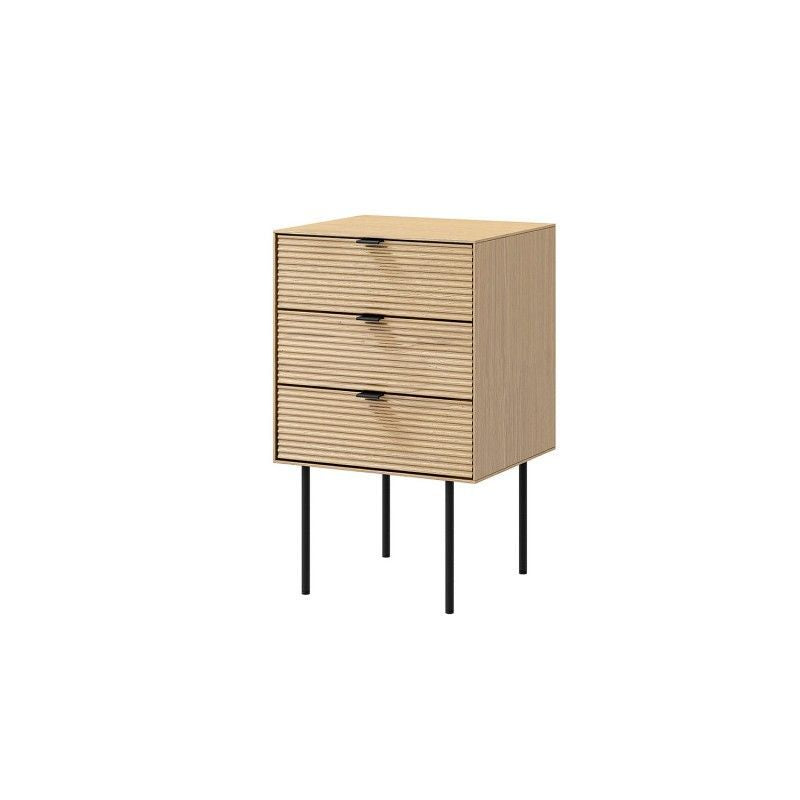 Bedside table Tulsa 3 drawers