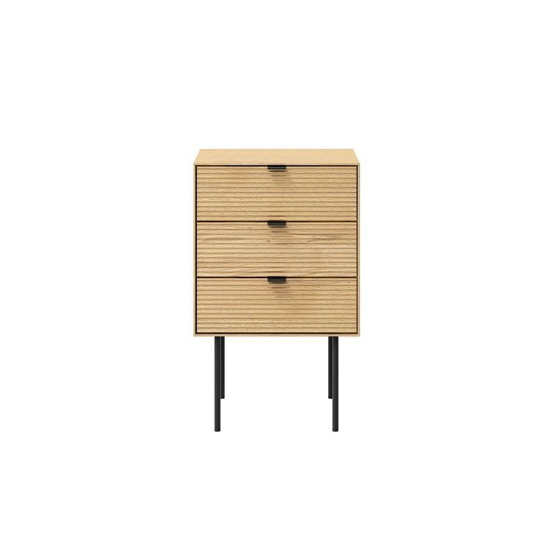 Bedside table Tulsa 3 drawers