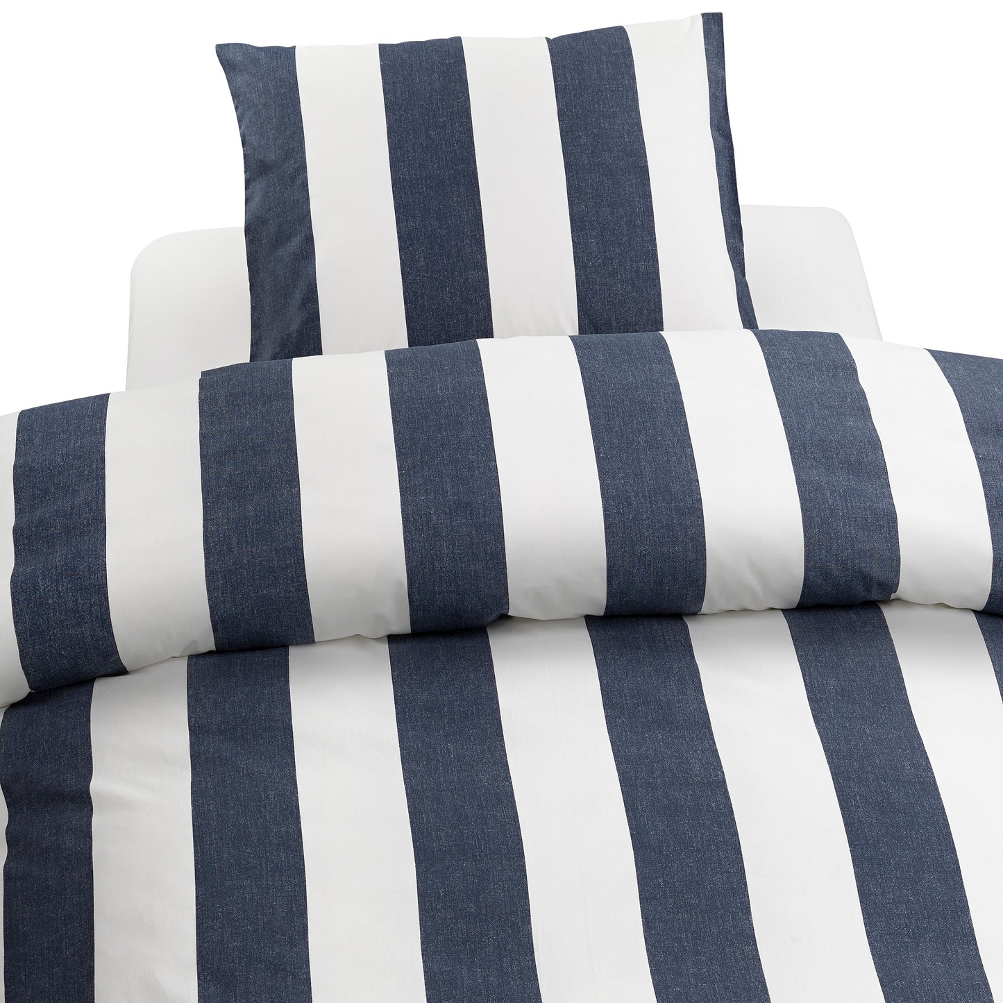 Block stripe påslakanset 150x210/50x60 cm