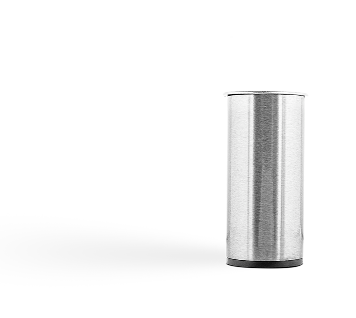 Round metal leg - 4 pack