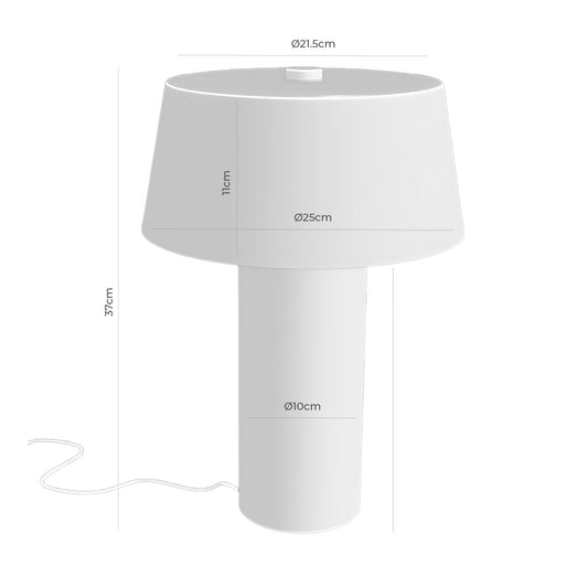 Illar bordslampa