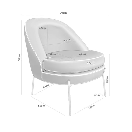 Evora armchair