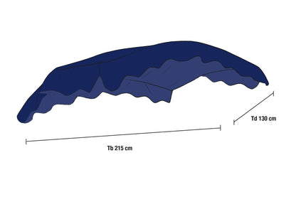 Prag Hammocktak - Antracit/Antracit, Blå, Svart - bild 1 [brafab-src:https://www.brafab.se/storage/C21CAEAE375061D5FC7EED049658943C611086787A952D73D4F64E90B0331287/d07e3199736b4b32b2ed25a8beacb267/png/media/e174ef0bcbc543a0a8f2c96be532a0f0/11046%2011046.png]