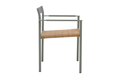 DK Matstol - Antracit/Natur, Dusty Green/Natur, Light Grey/Natur, Nordic Green/Natur - bild 3 [brafab-src:https://www.brafab.se/storage/5E95ED3D8D8CB7F6B6523AC2663E026CDE8F02D207EC76E887A3FF4073F78E03/ab27816e2f2748d6b5763e0cee5ffb67/png/media/d731950282374614baefd64da406aac9/2471-32%20DK%20Chair%20w%20armrest%20-%20Dusty%20Green%2C%20profile.png]