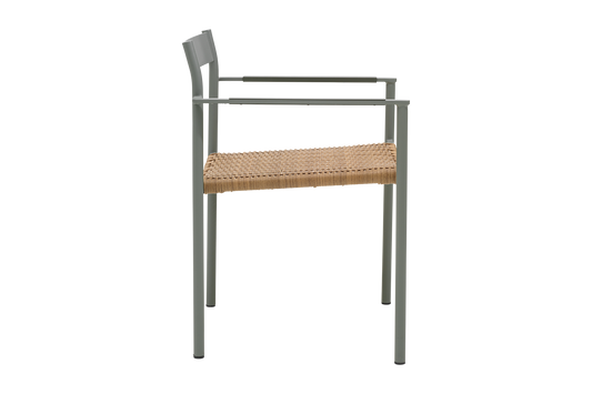 DK Matstol - Antracit/Natur, Dusty Green/Natur, Light Grey/Natur, Nordic Green/Natur - bild 3 [brafab-src:https://www.brafab.se/storage/5E95ED3D8D8CB7F6B6523AC2663E026CDE8F02D207EC76E887A3FF4073F78E03/ab27816e2f2748d6b5763e0cee5ffb67/png/media/d731950282374614baefd64da406aac9/2471-32%20DK%20Chair%20w%20armrest%20-%20Dusty%20Green%2C%20profile.png]