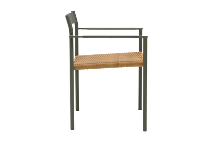 DK Matstol - Antracit/Natur, Dusty Green/Natur, Light Grey/Natur, Nordic Green/Natur - bild 13 [brafab-src:https://www.brafab.se/storage/2004A1739FA30E72517ECDF9908E54B80A0C5982863AC88034C6DCAA96D160EA/518a41992e5a46e6bf239f2ba8ecee01/png/media/f1bd975fc09d4a8bacd50f4dc8d118d7/2471-34%20DK%20Chair%20w%20armrest%20-%20Nordic%20Green%2C%20profile.png]