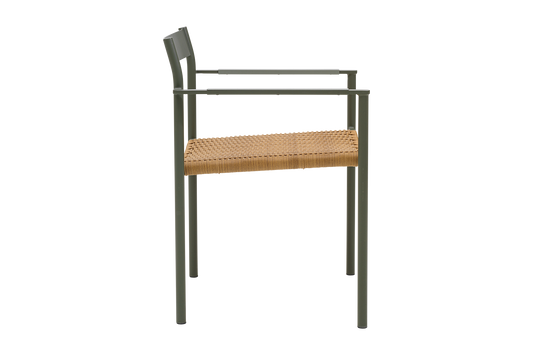 DK Matstol - Antracit/Natur, Dusty Green/Natur, Light Grey/Natur, Nordic Green/Natur - bild 13 [brafab-src:https://www.brafab.se/storage/2004A1739FA30E72517ECDF9908E54B80A0C5982863AC88034C6DCAA96D160EA/518a41992e5a46e6bf239f2ba8ecee01/png/media/f1bd975fc09d4a8bacd50f4dc8d118d7/2471-34%20DK%20Chair%20w%20armrest%20-%20Nordic%20Green%2C%20profile.png]