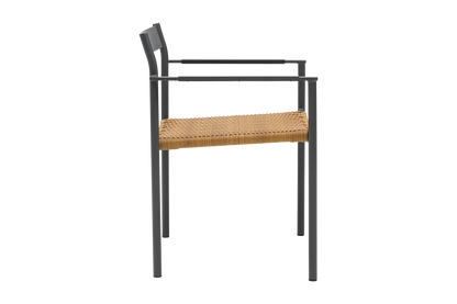 DK Matstol - Antracit/Natur, Dusty Green/Natur, Light Grey/Natur, Nordic Green/Natur - bild 27 [brafab-src:https://www.brafab.se/storage/0C68F38908DC88843A3E089D35B6734E3CEDF50EA90A6BFB0E3B5C1507017C45/921447d6453343aca90714bfd9584143/png/media/dd07150b87e9489f86e6f7afb9a7e338/2471-73%20DK%20Chair%20w%20armrest%20-%20Anthracite%2C%20profile.png]