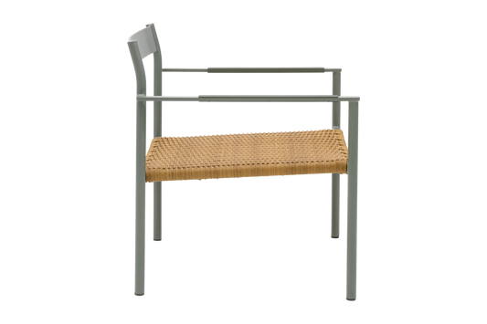 DK Loungefåtölj - Antracit/Natur, Dusty Green/Natur, Light Grey/Natur, Nordic Green/Natur - bild 3 [brafab-src:https://www.brafab.se/storage/F528017E15ED139F6F6716866AEC81396C6951331D8877FAAE30E192BFDB9BD6/ee426c3f6bf94bbb9a78536291d758f1/png/media/625b6ae3c3244a7b97e7b418b6776233/2502-32%20DK%20Armchair-%20Dusty%20Green_%20profile.png]