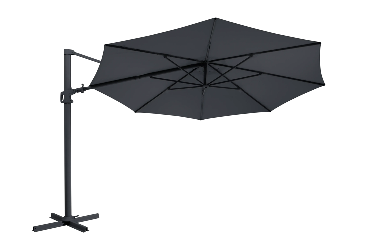 Vinovo Frihängande Parasoll - Antracit/Grå, Khaki - bild 3 [brafab-src:https://www.brafab.se/storage/A79367FBD954F2C6DACDF0C7C50CC5FF50503B694F93F00A1ACD51AC67008C62/71b6888eedca4d25a8fdcc89447291c9/png/media/a8cda1ef624741778efa0e9aab957cc7/8897-73-71%20Vinovo%20350_1.png]