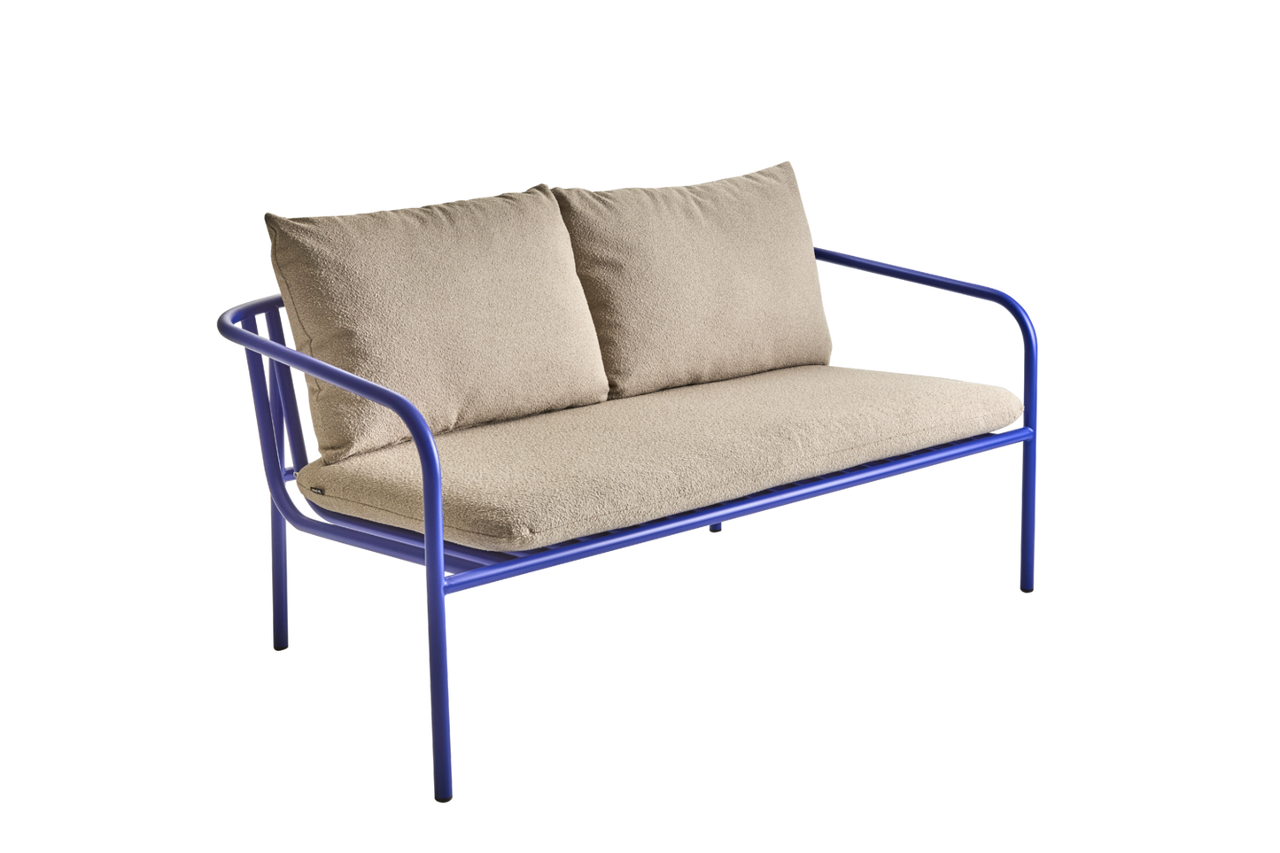 Bendt 2-sitssoffa - Indigo Blue/Teddy Beige, Peach/Teddy Beige, Pearl White/Teddy Beige, Pearl White/Teddy Orange, Svart/Teddy Ant - bild 1 [brafab-src:https://www.brafab.se/storage/DD4B87EFEBF12F170DCCFA96C3834612B3FF4F4F157C8210F6C337A6D15283AB/9006cbdb0adf4922a89801fe7bb35023/png/media/a2d587ce74d44000800be10f9a6666da/94238%2094238.png]