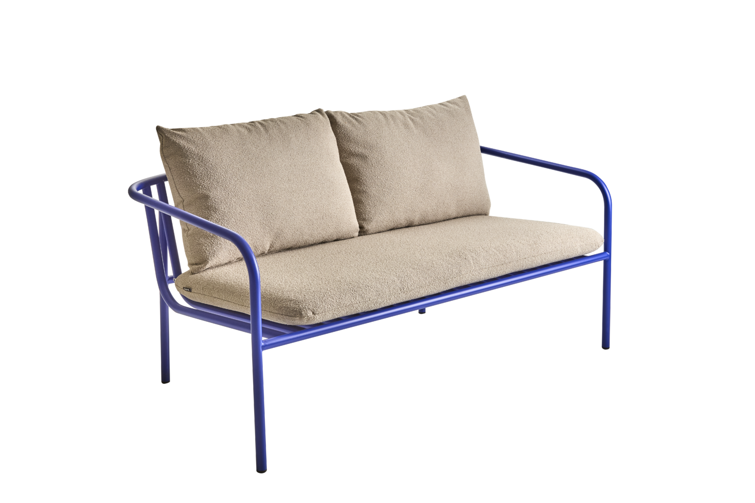 Bendt 2-sitssoffa - Indigo Blue/Teddy Beige, Peach/Teddy Beige, Pearl White/Teddy Beige, Pearl White/Teddy Orange, Svart/Teddy Ant - bild 1 [brafab-src:https://www.brafab.se/storage/DD4B87EFEBF12F170DCCFA96C3834612B3FF4F4F157C8210F6C337A6D15283AB/9006cbdb0adf4922a89801fe7bb35023/png/media/a2d587ce74d44000800be10f9a6666da/94238%2094238.png]
