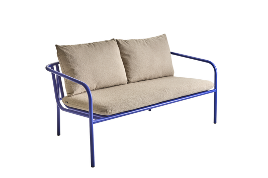 Bendt 2-sitssoffa - Indigo Blue/Teddy Beige, Peach/Teddy Beige, Pearl White/Teddy Beige, Pearl White/Teddy Orange, Svart/Teddy Ant - bild 1 [brafab-src:https://www.brafab.se/storage/DD4B87EFEBF12F170DCCFA96C3834612B3FF4F4F157C8210F6C337A6D15283AB/9006cbdb0adf4922a89801fe7bb35023/png/media/a2d587ce74d44000800be10f9a6666da/94238%2094238.png]