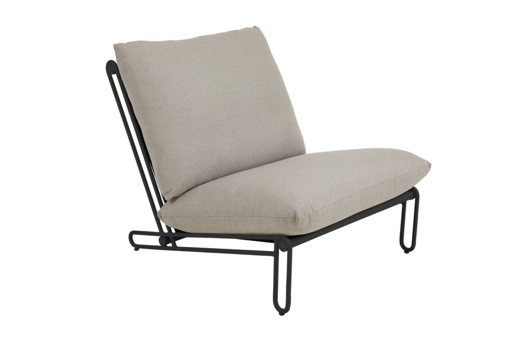 BLIXT ARMCHAIR BLACK/CLEY BEIGE