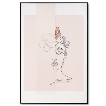 Woman Butterfly painting