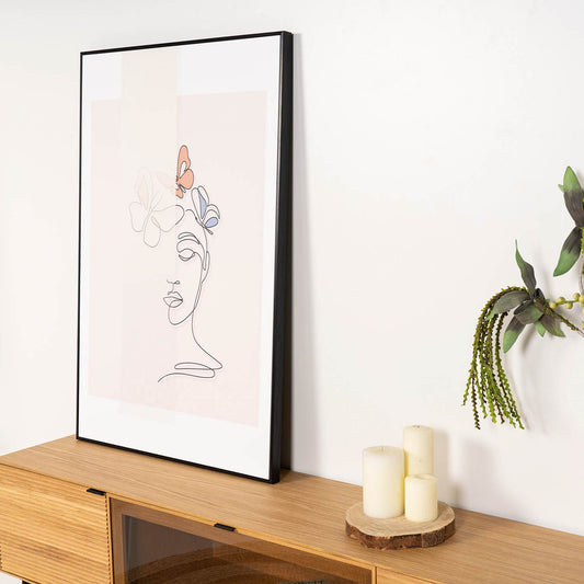 Woman Butterfly painting