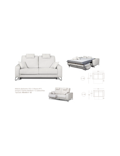 Carmen byggbar soffa