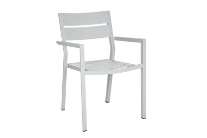Delia Aluminum armchair