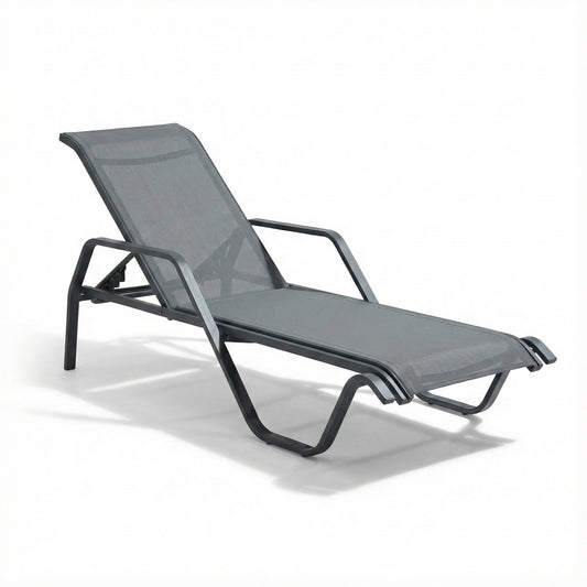 Sunbed lay gray