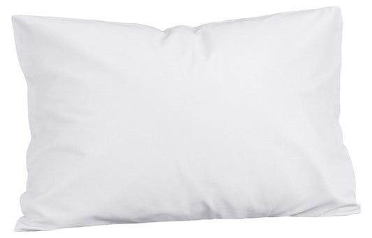 Cotton pillowcase white