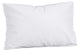 Funda de almohada de algodón blanca