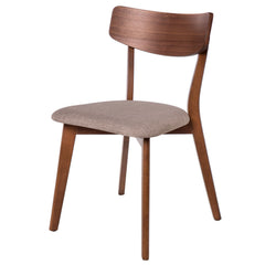 Walnut/Light grey