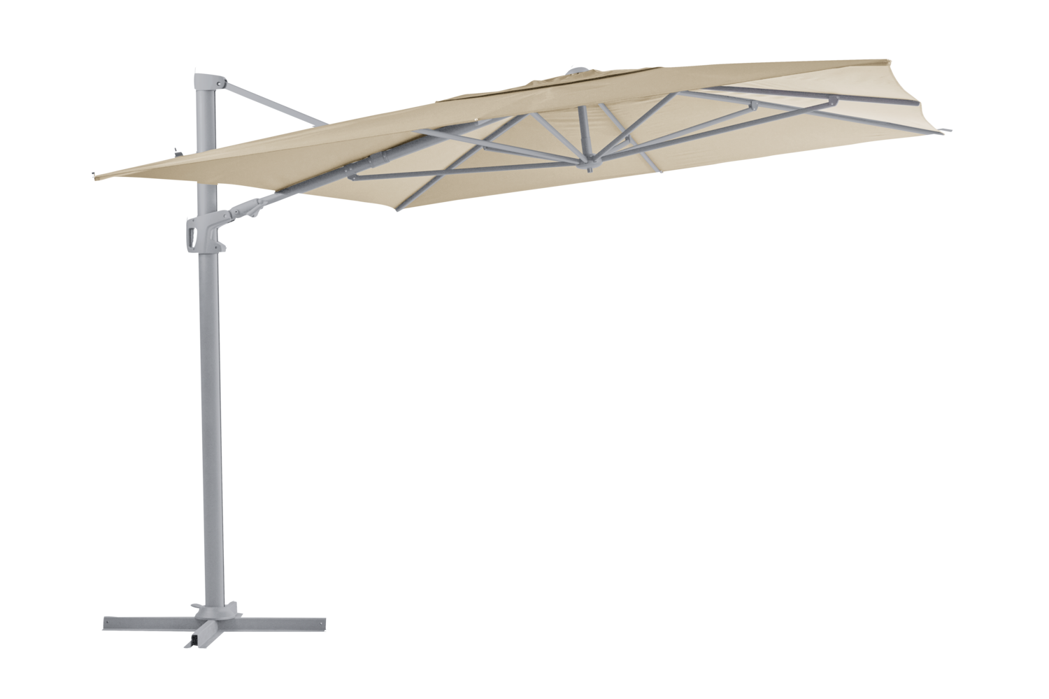 Vinovo Frihängande Parasoll - Antracit/Grå, Khaki - bild 8 [brafab-src:https://www.brafab.se/storage/0697C06D8E8F9D67E01DC49A2304C4D187E4AA15D40DBB48F0D5FF25F51F88FE/a664b2708ca246b0abc9f1b9733094cc/png/media/29581a6748e8448aa26cff43aa08ba40/Vinovo%208899-71-21.png]