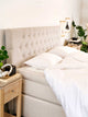 Smart buttoned headboard