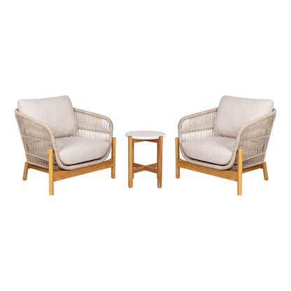 Conjunto de sillones Terracina con mesa