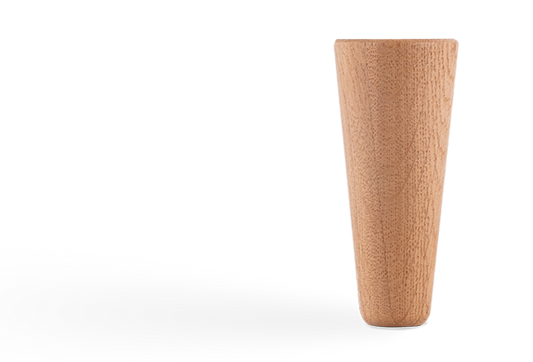 Round wooden leg - 4 pack
