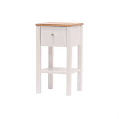 Blanco con tapa de roble